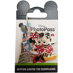 Disneyland Paris Fotopass Mickey & Minnie Mouse Pin Anstecker Disney Parks LE 700 - Bild 1 von 8