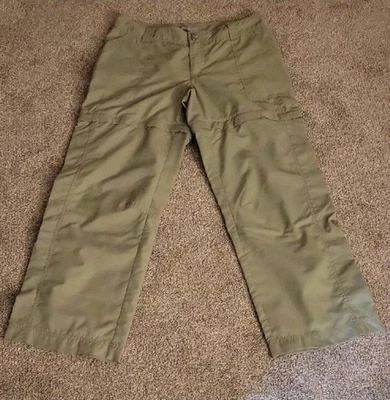 Pantalones de senderismo convertibles para mujer Nike ACG pierna ancha verde talla 10 Gorpcore Foto 1 de 4