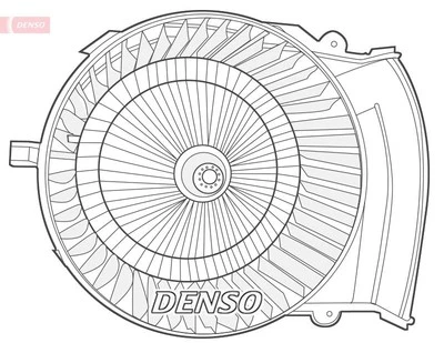 Interior Blower Fits Citroën Dispatch Peugeot Expert Tepee DENSO DEA07021 - Image 1 of 4