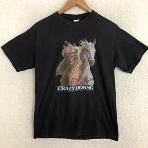 Vtg 80s Crazy Horse Perillo USA Made Shirt Women L (Fits M) Single Stitch Navajo - Picture 1 of 10