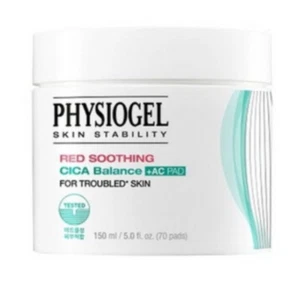 Physiogel Red Soothing CICA Balance +AC PAD 150ml 70Pads Moisturizing K-Beauty - Picture 1 of 11