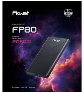 Fikwot SSD Esterno 500GB, SSD Portatile, Fino a 2000MB/s, USB 3.2 Gen2x2 Esterno - Foto 1 di 12