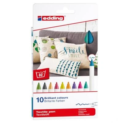 Edding 4600 textile marker Box (Special / 10 Farben) Textilmalstifte - Bild 1 von 4