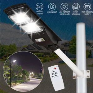 99000000LM LED Motion Sensor Light Outdoor Dusk to Dawn Pole Wall Street Lamp US - Picture 1 of 14
