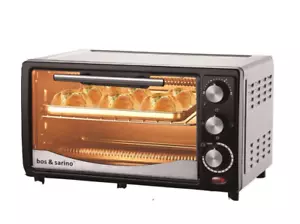 BOS & SARINO Toaster Oven 12L, 2 Elements, Timer, Temperature Selector & Trays - Picture 1 of 11