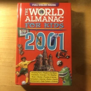 The World Almanac for Kids 2001 - Hardcover, by Israel Elaine - Good - Picture 1 of 2