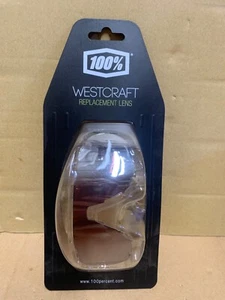 100% Westcraft Glasses Replacement Shield Hiper Crimson Silver Mirror Lens - Picture 1 of 5