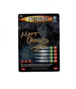 Doctor Who Trading Card Battles in Time #204 Signed by MATT DOMAN - Picture 1 of 1