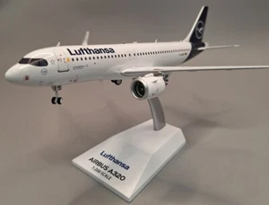 AIRBUS A320-271N LUFTHANSA REG: D-AINX WITH STAND - JFOX JF-A320-049 1/200 - Picture 1 of 6