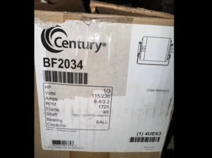 Century Bf2034b Split-Phase Belt Drive Motor, 1/3 Hp, 56Z Frame 115/208-230V EAC - Picture 1 of 3
