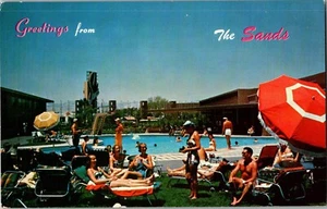 THE SANDS HOTEL Las Vegas, Nevada cartolina d'epoca KC10 - Foto 1 di 2
