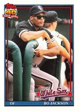 1991 Topps Traded #58T Bo Jackson Chicago White Sox
