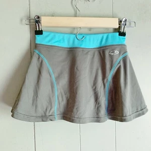 CHAMPION C9 Girls Gray & Blue Tennis Skort Duo Dry Inner Short Skirt S (6/6X) - Picture 1 of 3