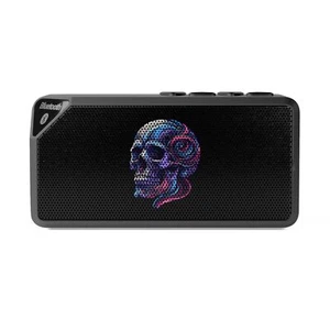 Głośnik Bluetooth z kolorowym wzorem czaszki - Zdjęcie 1 z 5