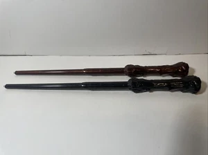Wizarding World Harry Potter RON WEASLEY Zauberstab 14" Brn & Blk (2) getestet funktioniert!! - Bild 1 von 9