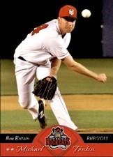 2013 New Britain Rock Cats Grandstand 30 Michael Tonkin Glendale California Card