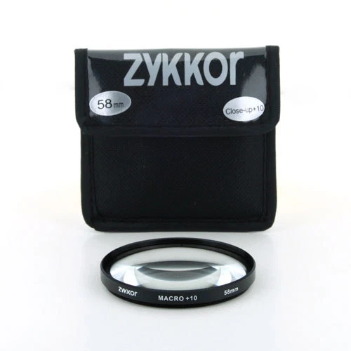 Zykkor 58mm Macro +10 Close Up Glass Filter Camera Lens,free shipping,US seller! - Image 1 of 1