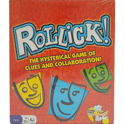 Rollick Party Team Game Charade Hysterical Clue Collaboration Players 6+ Age 13+ - Image 1 of 4