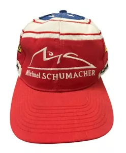 Vintage Michael Schumacher Hat Cap F1 Racing Ferrari 1998 DVAG Indy OSFA RARE - Picture 1 of 15