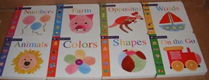 Lot of 8 Alphaprints Library Board Books NEW - Imagen 1 de 2