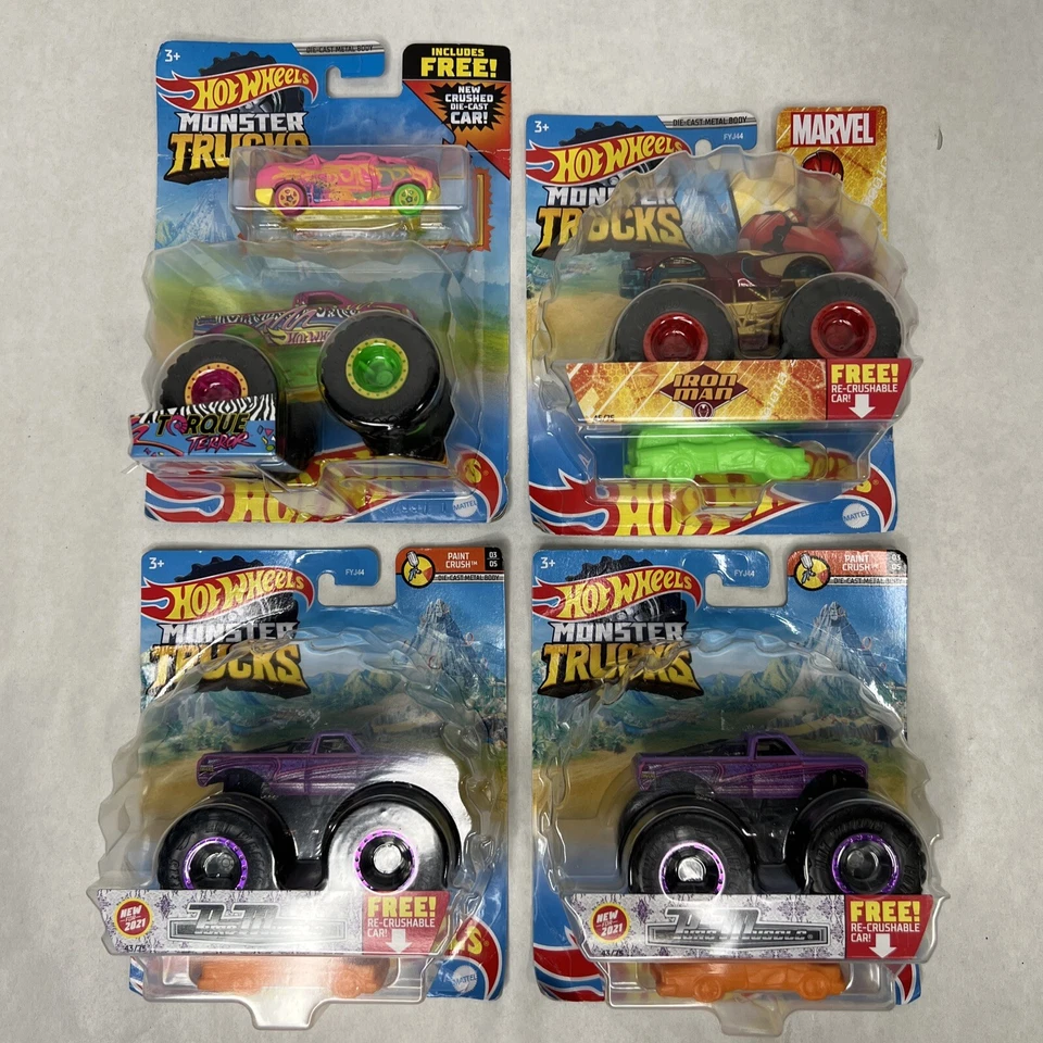 Hot Wheels Monster Truck 1:64 Diecast Vehicle - (FYJ44)
