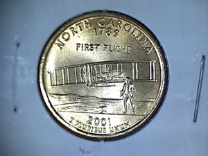 (2) Coins 2001P & D North Carolina Quarters - Picture 1 of 4