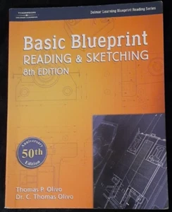 Basic Blueprint Reading & Sketching 8th Edition Paperback Book**Has Writing** - Imagen 1 de 6