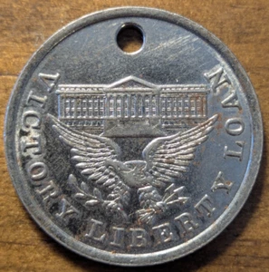 World War I Victory Liberty Loan Made From Captured German Cannon Token Vintage - Picture 1 of 4