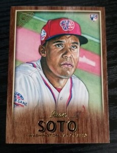 2018 Topps Gallery Wood Juan Soto #126