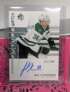 2019-20 SP Authentic Joel L'Esperance FUTURE WATCH RC ROOKIE AUTO 152/999 - Picture 1 of 2