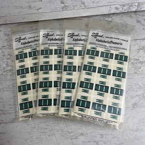 4- 120 Packs Smead BCCS Bar-Style Color-Coded Alpha Dark Green Label 67023 W - Picture 1 of 7