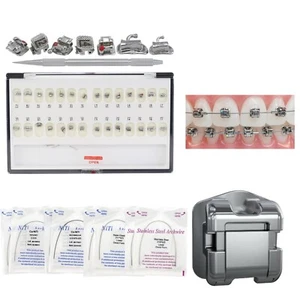 Soportes de ortodoncia dentales Damon Q autoligables Roth MBT cobre alambre de arco Niti - Imagen 1 de 74