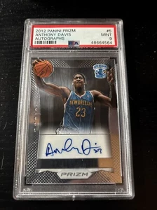 2012 Panini Prizm Anthony Davis Rookie #5 Auto Psa 9 - Picture 1 of 3