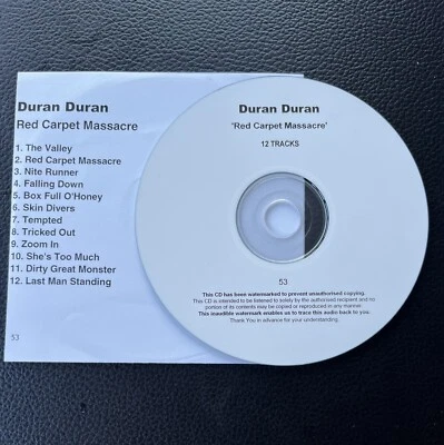 Duran Duran – Red Carpet Massacre Mediadisc UK CD Promo Rare Foto 1 de 2