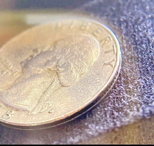 1978 Split Edge “Sandwich “ Washington Quarter US Error W/ Recessed Reeding - Picture 1 of 5