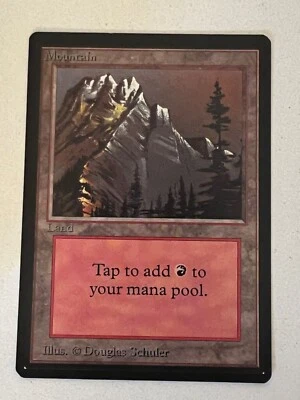 Magic the Gathering MTG Mountain v.2 (Light) Beta NM- (Beta Bob) - Image 1 of 4