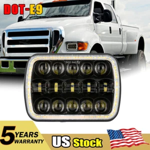 DOT 7x6" LED Headlight Hi-Lo DRL Lamp for Ford Aerostar Bronco F-150 F-250 E-150 - Foto 1 di 12