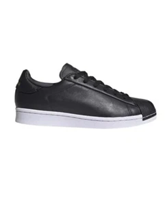 ADIDAS SUPERSTAR PURE LT TRAINERS Size 10 BLACK White NEW In Box FV3353 - Picture 1 of 14