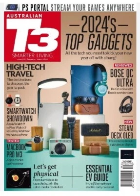 Australian T3 Tomorrow's Technology Today Magazine Issue #212 / 2024 TOP GADGETS - Image 1 of 3