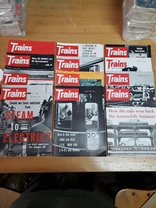TRAINS  MAGAZINE  1962  (complete year   12 issues)  1962 - Bild 1 von 16