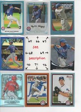 Texas Rangers ** SERIAL #'d Rookies Autos Jerseys ** ALL CARDS ARE GOOD CARDS!!!
