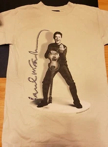Paul McCartney 2002 Driving USA Rock & Roll Concert Tour The Beatles Shirt Small - Picture 1 of 2