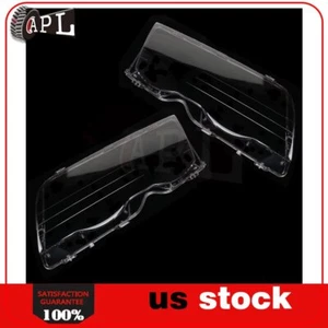 For 1998 1999 2000 2001 BMW 3 Series E46 2x Headlight Lens Cover Front - Picture 1 of 11