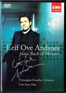DVD Leif Ove ANDSNES Signed BACH MOZART Oslo 2004 Live Klavierkonzerte Concerto - Picture 1 of 1