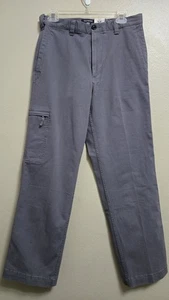 DOCKERS Go To Cargo Pantaloni Uomo Vestibilità Dritta 30x30 Grigio Smart 360 Flex Casual Nuovi con etichette - Foto 1 di 12