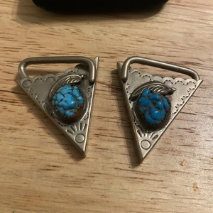 Vintage Halsbandspitzen Silber und Türkis. Montana Silberschmiede - Bild 1 von 6