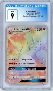 Pokemon Charizard GX #150 Burning Shadows CGC 9 Mint - Bild 1 von 2