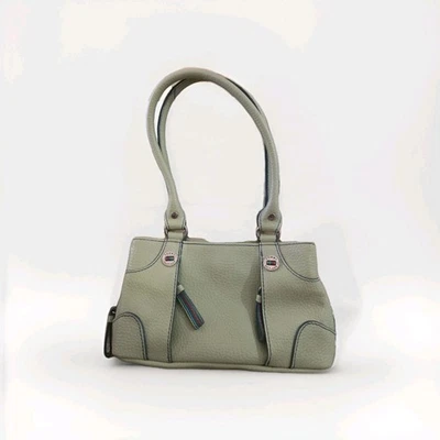 Tommy Hilfiger Cartera Verde Oliva - Bolso de Mano Cartera de Cuero Sintético Vintage Foto 1 de 4