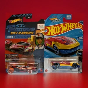 2025 Hot Wheels NEW Red/Yellow/Blue El Viento X-Raycers + Spy Racers Hypern - Picture 1 of 13