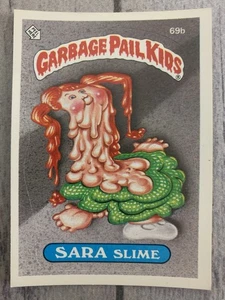 Spazzatura secchio bambini OS2 GPK 2° serie Sara Slime Card 69b - Foto 1 di 3